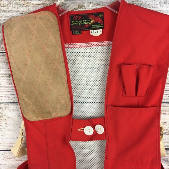 VTG Shooting Vest America's Finest Sport Clothing Red Girls - Picture 2 of 9